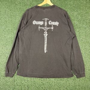 Vintage Y2K Orange County Choppers Double Sided Graphic Long Sleeve Shirt XL OCC